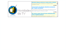 Tablet Screenshot of novidadesdatv.com